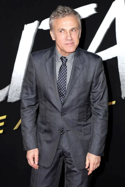 Los Angeles Feb Christoph Waltz Alita Battle Angel Premiere Village — Stock Photo, Image