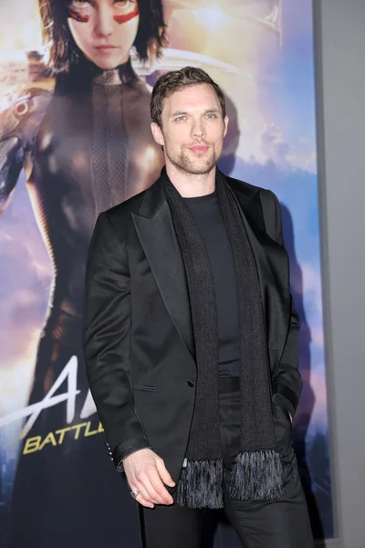 Los Angeles Şubat Skrein Alita Melek Savaş Premiere Köyü Tiyatrosu — Stok fotoğraf