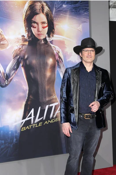 Los Angeles Lut Robert Rodriguez Alita Battle Angel Premiera Teatrze — Zdjęcie stockowe