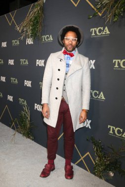 Los Angeles - 1 Şubat: Johnathan Fernandez, Fox Tca All-Star partide evinde incir 1 Şubat 2019 tarihinde Los Angeles, Ca