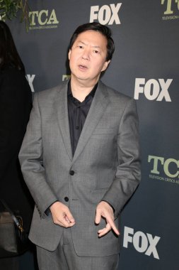 Los Angeles - 1 Şubat: Ken Jeong Los Angeles, Ca incir evde 1 Şubat 2019 tarihinde Fox Tca All-Star partide