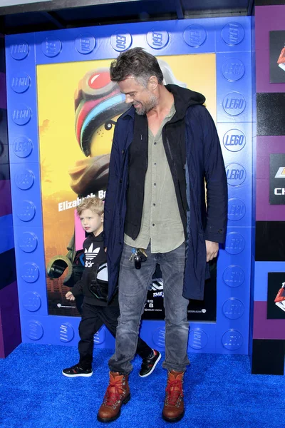 Los Angeles Únor Axl Jack Duhamel Josh Duhamel Lego Movie — Stock fotografie