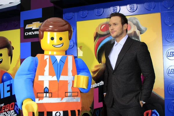 Los Ángeles Feb Chris Pratt Lego Movie Second Part Estreno — Foto de Stock