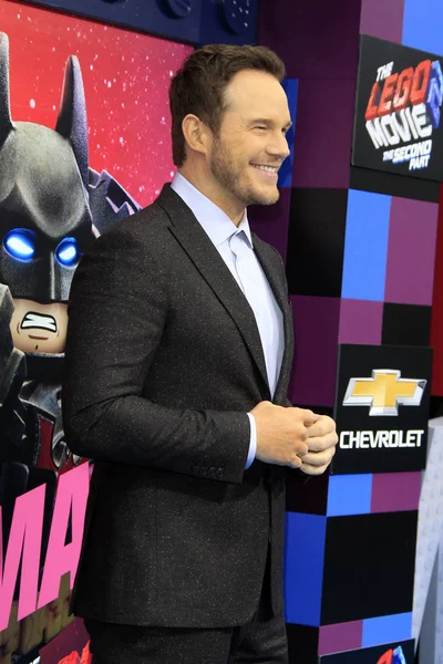 Los Angeles Februari Chris Pratt Lego Movie Het Tweede Deel — Stockfoto