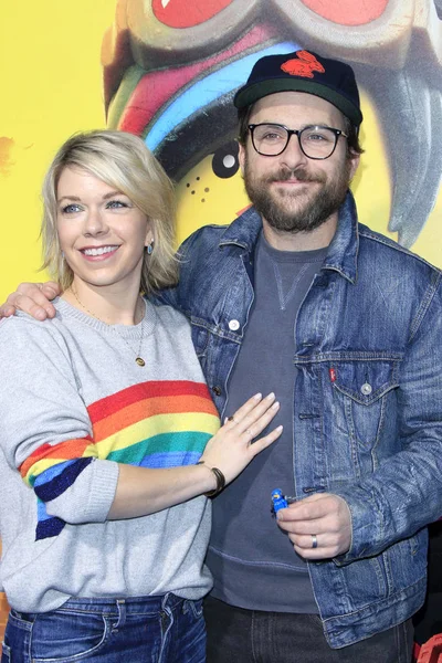 Los Angeles Feb Mary Elizabeth Ellis Charlie Day Lego Movie — Stock Photo, Image