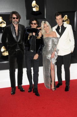 Los Angeles - Şubat 10: Anthony Rossomando, Lady Gaga, Andrew Wyatt, Mark Ronson üzerinde 10 Şubat 2019 alan Staples Center Los Angeles, Ca da 61 Grammy Ödülleri'nde