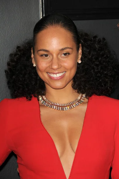 Los Angeles Feb Alicia Keys 61St Grammy Awards Allo Staples — Foto Stock