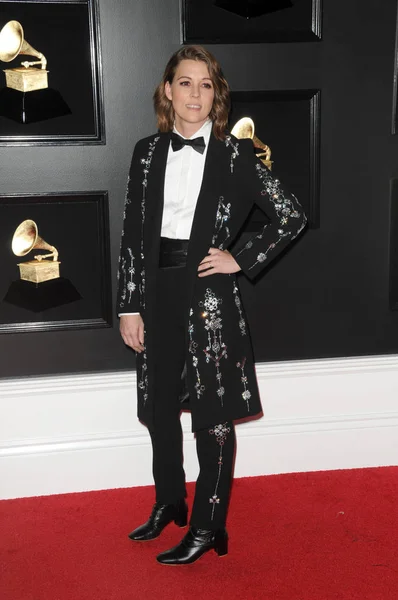 Los Ángeles Feb Brandi Carlile Los 61St Grammy Awards Staples —  Fotos de Stock