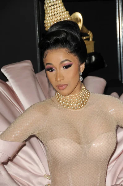 Los Angeles Feb Cardi 61St Grammy Awards Staples Center February — Stock Photo, Image