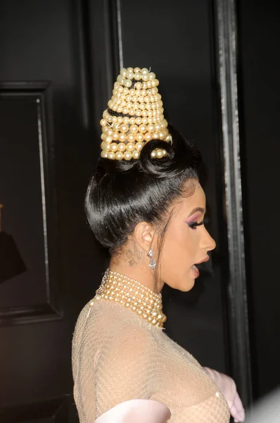 Los Angeles Février Cardi 61E Grammy Awards Staples Center Février — Photo