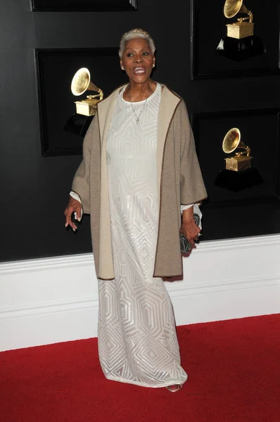 Los Angeles Feb Dionne Warwick Vid Den Grammy Awards Staples — Stockfoto