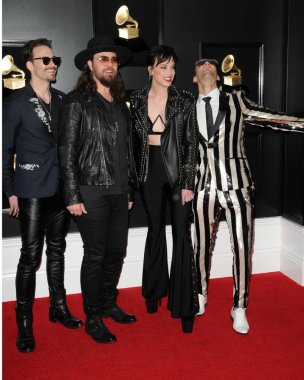 Los Angeles - Şubat 10: Halestrom 61, Grammy Staples Center 10 Şubat 2019 Los Angeles, Ca Ödülleri