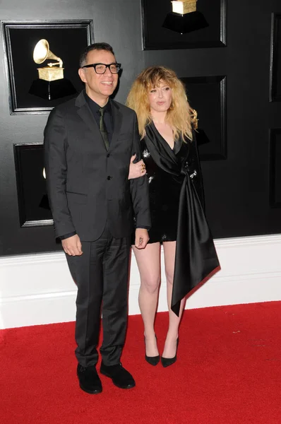 Los Angeles Feb Fred Armisen Natasha Lyonne Grammy Awards 61St — Fotografia de Stock