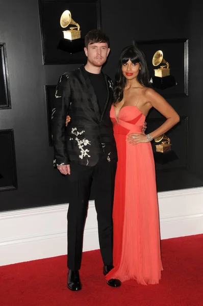 Los Angeles Février James Blake Jameele Jamil 61E Grammy Awards — Photo