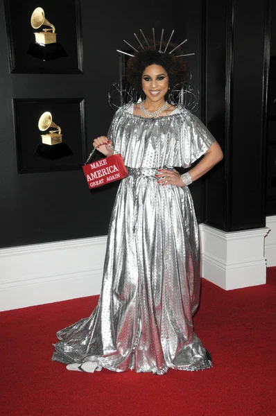 Los Ángeles Feb Joy Villa Los 61St Grammy Awards Staples — Foto de Stock