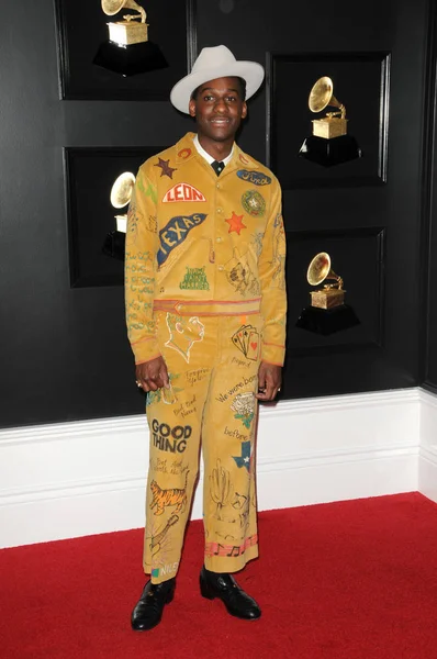 Los Angeles Feb Leon Bridges 61St Grammy Awards Staples Center — Stock Photo, Image