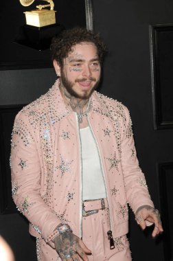 Los Angeles - Şubat 10: Post Malone 61, Grammy Staples Center 10 Şubat 2019 Los Angeles, Ca Ödülleri