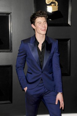 Los Angeles - Şubat 10: Shawn Mendes 61, Grammy Staples Center 10 Şubat 2019 Los Angeles, Ca Ödülleri