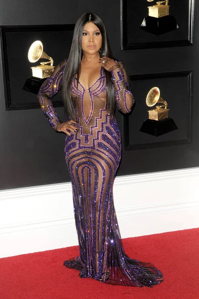Los Angeles Feb Toni Braxton 61St Grammy Awards Staples Center — kuvapankkivalokuva