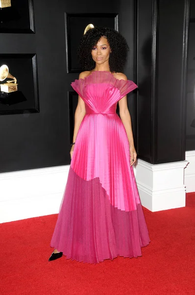 Los Angeles Février Zuri Hall 61E Grammy Awards Staples Center — Photo