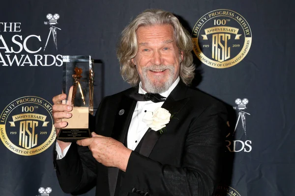 Los Angeles Lutego Jeff Bridges Rocznych American Society Operatorów Nagrody — Zdjęcie stockowe