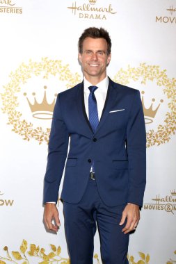 Los Angeles - 9 Şubat: Cameron Mathison 9 Şubat 2019 turnuva şirketten Pasadena, Ca Hallmark kış 2019 Tca etkinlikte