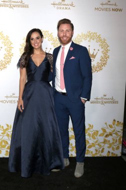 Los Angeles - 9 Şubat: Erin Cahill, Paul Freeman 9 Şubat 2019 turnuva şirketten Pasadena, Ca Hallmark kış 2019 Tca etkinlikte