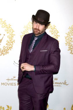 Los Angeles - 9 Şubat: Josh Kelly 9 Şubat 2019 turnuva şirketten Pasadena, Ca Hallmark kış 2019 Tca etkinlikte