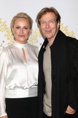 Los Angeles - 9 Şubat: Josie Bissett, Jack Wagner 9 Şubat 2019 turnuva şirketten Pasadena, Ca Hallmark kış 2019 Tca etkinlikte