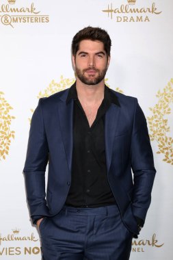 Los Angeles - 9 Şubat: Nick Bateman 9 Şubat 2019 turnuva şirketten Pasadena, Ca Hallmark kış 2019 Tca etkinlikte