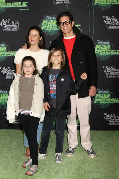 Los Angeles Feb Johnny Knoxville Familie Première Van Kim Possible — Stockfoto