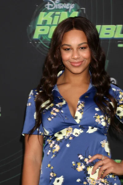 Los Angeles Feb Nia Sioux Kim Possible Premiären Screening Vid — Stockfoto