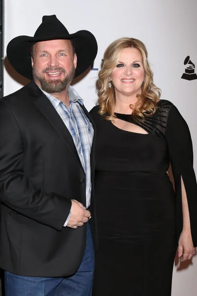 Los Angeles Février Garth Brooks Trisha Yearwood Gala Personne Année — Photo