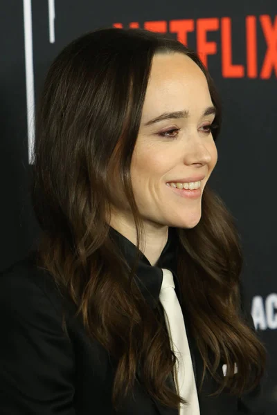 Los Angeles Februar 2019 Ellen Page Bei Der Umbrella Academy — Stockfoto