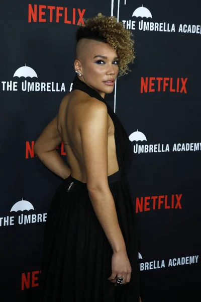 Los Angeles Feb Emmy Raver Lampman Première Van Umbrella Academy — Stockfoto