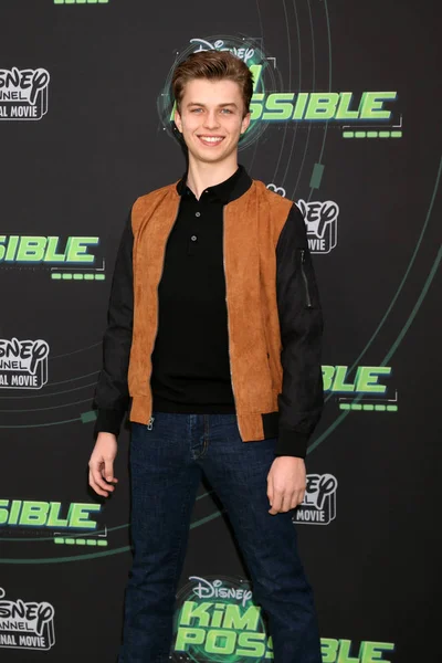 Los Angeles Feb Jacob Hopkins Kim Possible Premiere Screening Academy — Fotografia de Stock