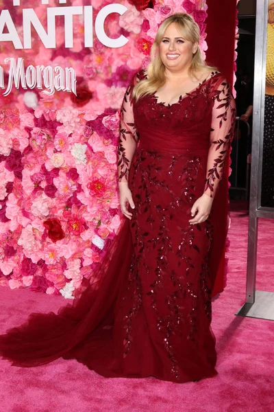 Los Ángeles Feb Rebel Wilson Estreno Mundial Romantic Teatro Del — Foto de Stock