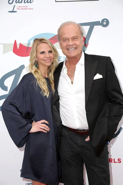 Los Angeles Feb Kayte Walsh Kelsey Grammer Grammy Viewing Party — Foto Stock