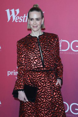 Los Angeles - 19 Şubat: Sarah Paulson 2019, kostüm tasarımcıları Guild Beverly Hilton otelde 19 Şubat 2019 Beverly Hills, Ca Ödülleri