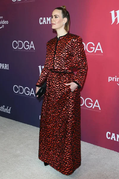 Los Angeles Február Sarah Paulson 2019 Jelmez Tervezők Guild Awards — Stock Fotó