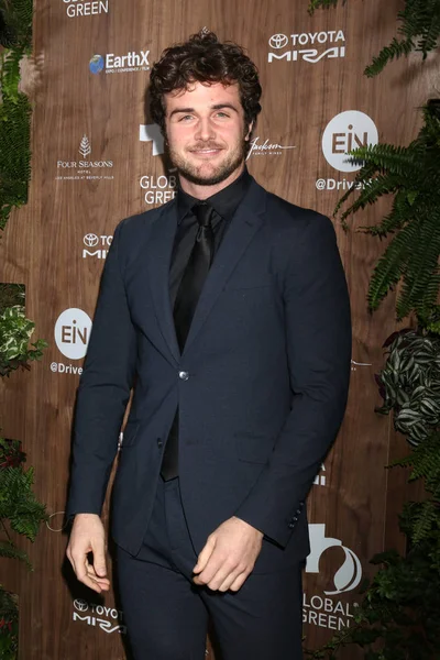 Los Angeles Feb Beau Mirchoff Global Green 2019 Pre Oscar — Stock Photo, Image