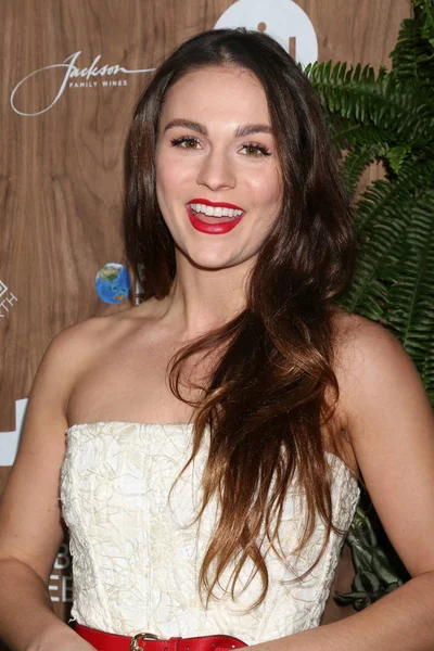 Los Angeles Février Sophie Skelton Gala Pré Oscar Global Green — Photo