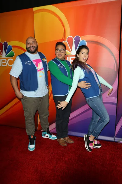 Los Angeles Feb Colton Dunn Nico Santos Nichole Bloom Nbc — Stock Photo, Image