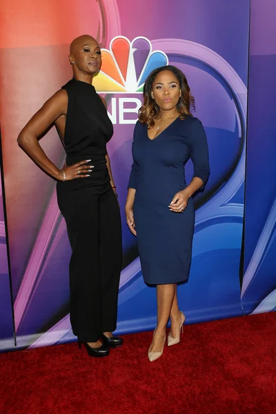 Los Ángeles Feb Imani Walker Shanique Drummond Evento Prensa Nbc —  Fotos de Stock