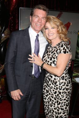 Los Angeles - 20 Şubat: Peter Bergman, Melody Thomas Scott, Melody Thomas Scott kutluyor Y ve Cbs televizyon şehir Event'de R 40 yıl üzerinde 20 Şubat 2019 Los Angeles, Ca