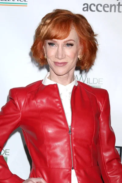 Los Angeles Şubat Kathy Griffin 2019 Oscar Wilde Kötü Robot — Stok fotoğraf