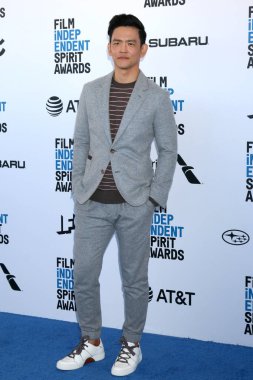 Los Angeles - 23 Şubat: John Cho 2019 adlı Film Independent Spirit sahilde 23 Şubat 2019 Santa Monica, Ca Ödülleri