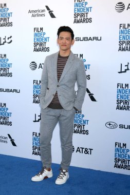 Los Angeles - 23 Şubat: John Cho 2019 adlı Film Independent Spirit sahilde 23 Şubat 2019 Santa Monica, Ca Ödülleri