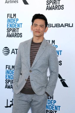 Los Angeles - 23 Şubat: John Cho 2019 adlı Film Independent Spirit sahilde 23 Şubat 2019 Santa Monica, Ca Ödülleri