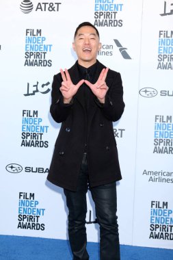 Los Angeles - 23 Şubat: Leonardo Nam 2019 adlı Film Independent Spirit sahilde 23 Şubat 2019 Santa Monica, Ca Ödülleri